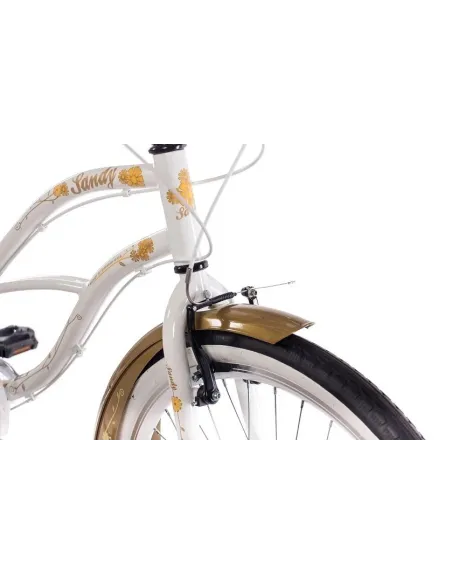 Rower Miejski 26 Alu Damski Beach Cruiser Revoshift Retro Błotniki Dzwonek