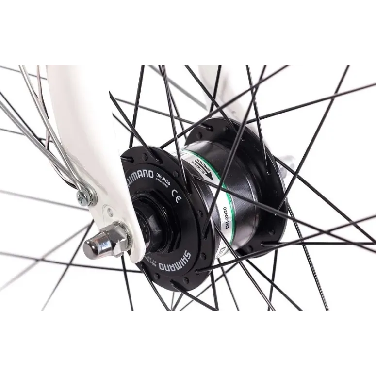 Rower Miejski 28 Aluminium Damski Światła Revoshift Dynamo Bagażnik Stopka