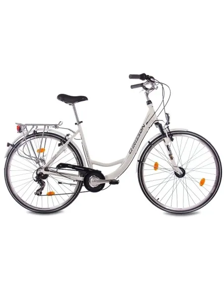 Rower Miejski 28 Aluminium Damski Światła Revoshift Dynamo Bagażnik Stopka