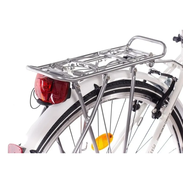 Rower Miejski 28 Aluminium Damski Światła Revoshift Dynamo Bagażnik Stopka