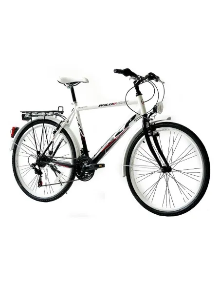 Rower Miejski 26 Męski Stalowy Revo Bagażnik Światła Dynamo Dzwonek Stopka