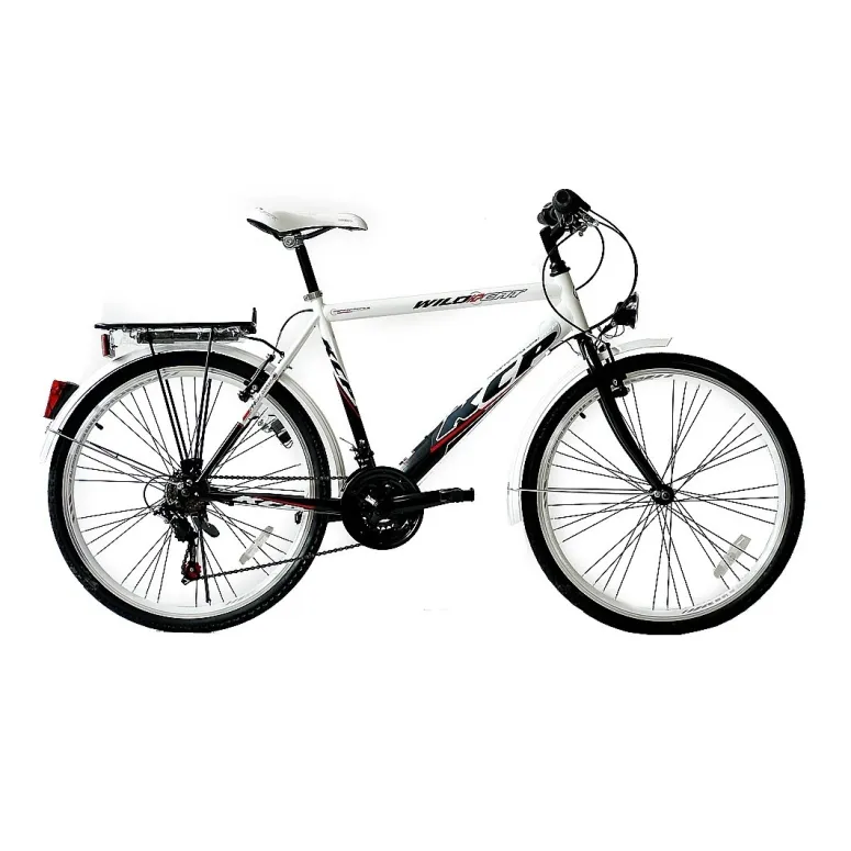 Rower Miejski 26 Męski Stalowy Revo Bagażnik Światła Dynamo Dzwonek Stopka