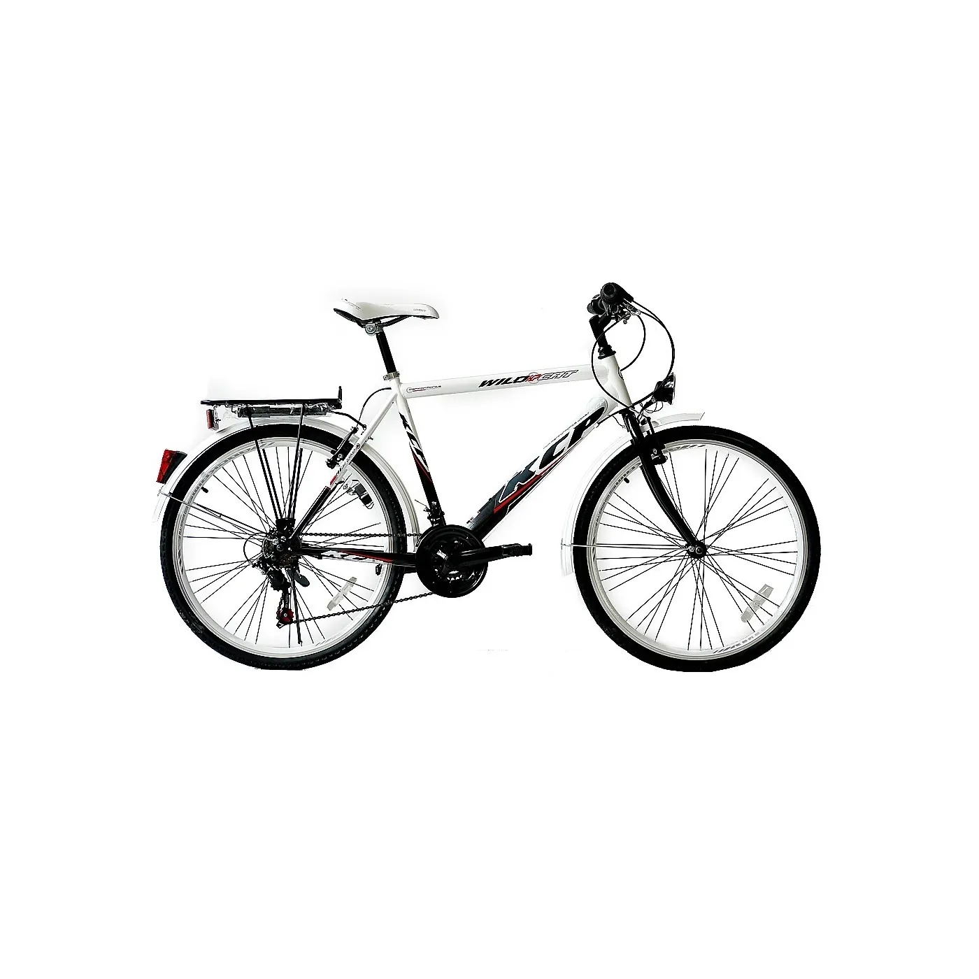 Rower Miejski 26 Męski Stalowy Revo Bagażnik Światła Dynamo Dzwonek Stopka