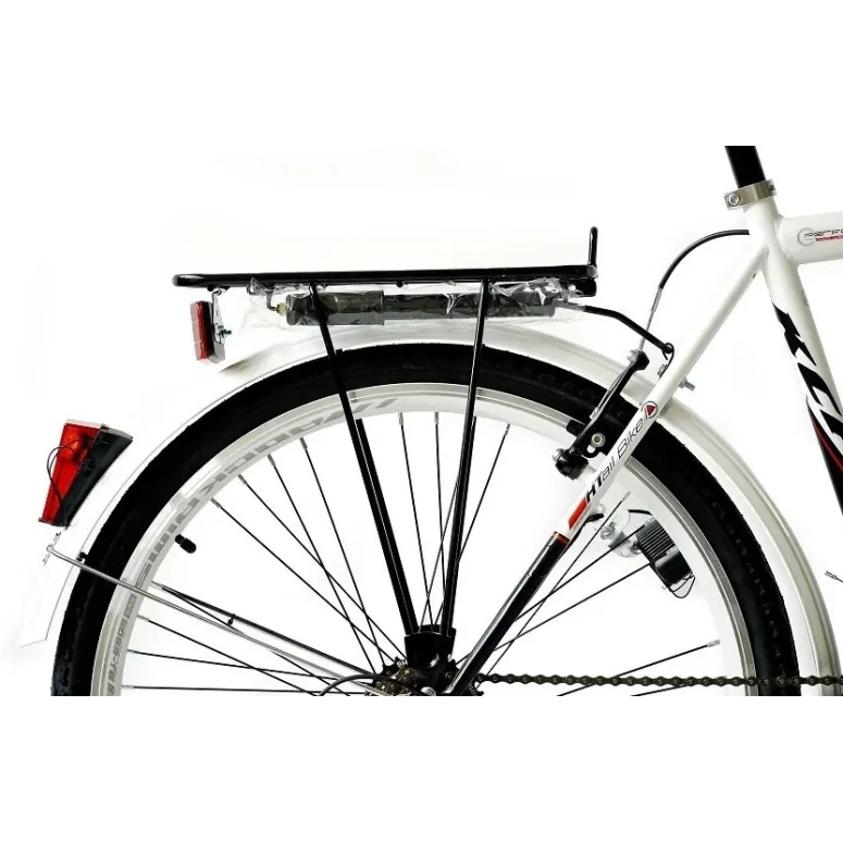 Rower Miejski 26 Męski Stalowy Revo Bagażnik Światła Dynamo Dzwonek Stopka