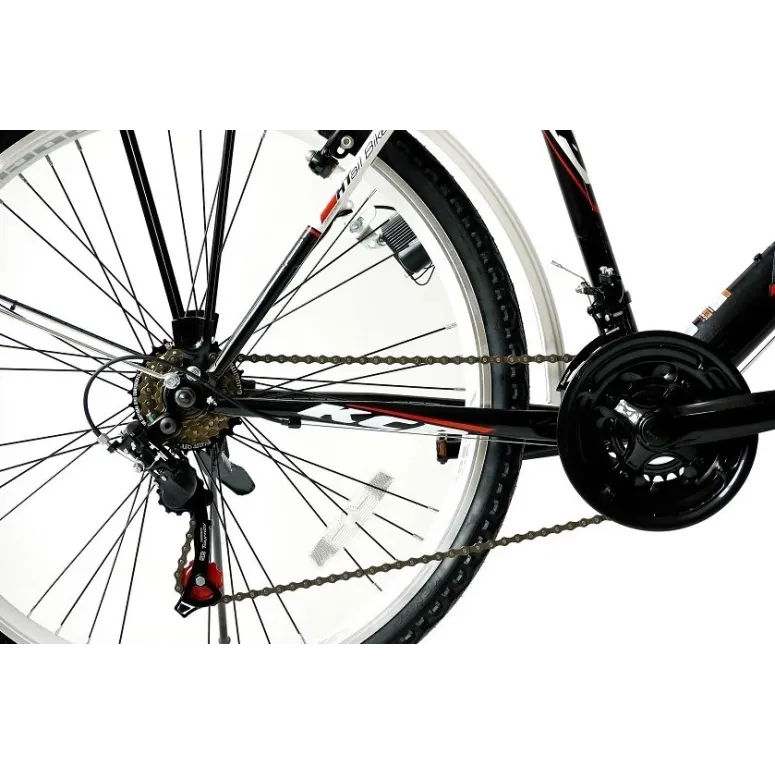Rower Miejski 26 Męski Stalowy Revo Bagażnik Światła Dynamo Dzwonek Stopka