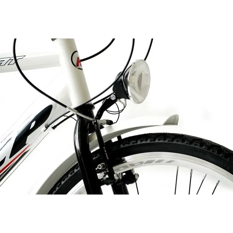 Rower Miejski 26 Męski Stalowy Revo Bagażnik Światła Dynamo Dzwonek Stopka