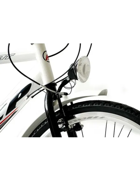 Rower Miejski 26 Męski Stalowy Revo Bagażnik Światła Dynamo Dzwonek Stopka