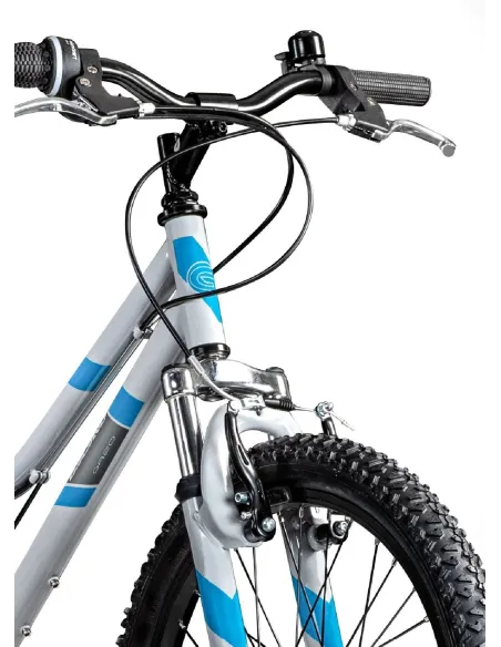 Rower Górski Dziecięcy 20 Stal Hardtail Amortyzacja Dzwonek Stopka Odblaski