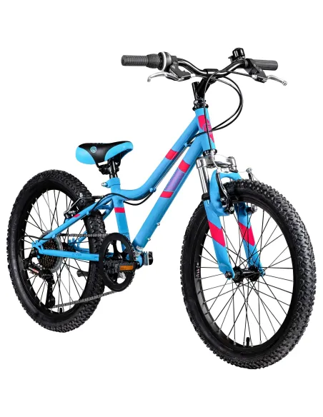 Rower Górski Dziecięcy 20 Stal Amortyzacja Hardtail Odblaski Dzwonek Stopka