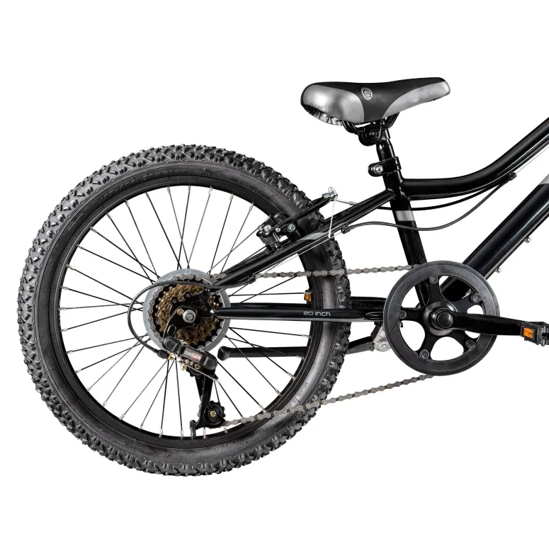 Rower Górski Dziecięcy 20 Stal Amortyzacja Hardtail Stopka Dzwonek Odblaski