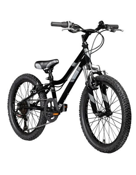 Rower Górski Dziecięcy 20 Stal Amortyzacja Hardtail Stopka Dzwonek Odblaski