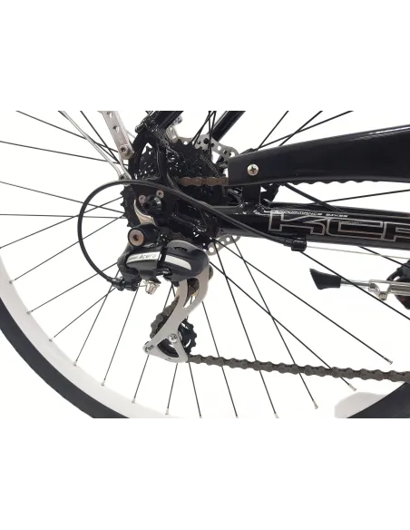 Rower Trekkingowy 28 Aluminium Damski Acera Cyngle Tarcze Bagażnik Światła