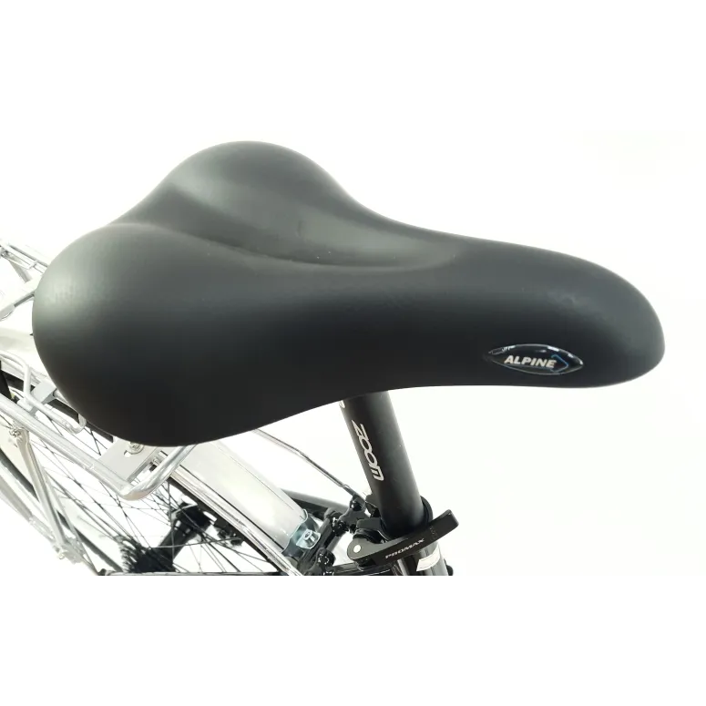 Rower Trekkingowy 28 Aluminium Damski Acera Cyngle Tarcze Bagażnik Światła