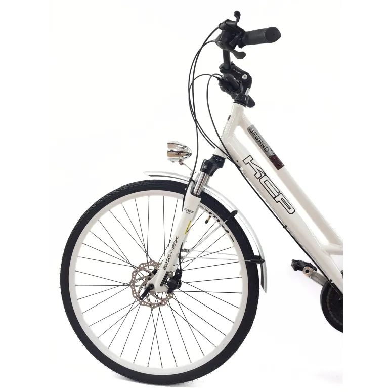 Rower Trekkingowy 28 Aluminium Damski Acera Cyngle Tarcze Bagażnik Światła