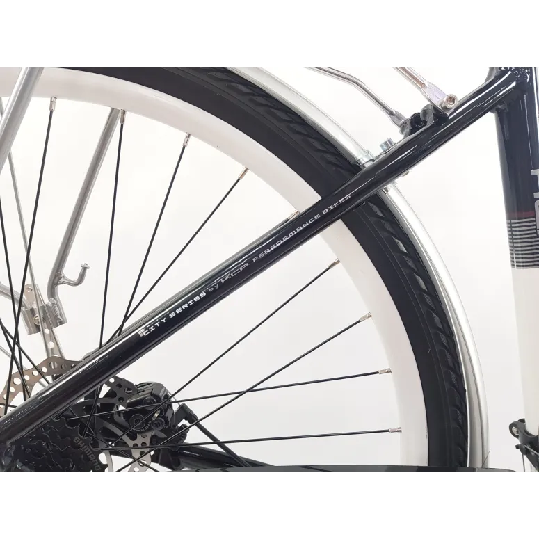 Rower Trekkingowy 28 Aluminium Damski Acera Cyngle Tarcze Bagażnik Światła