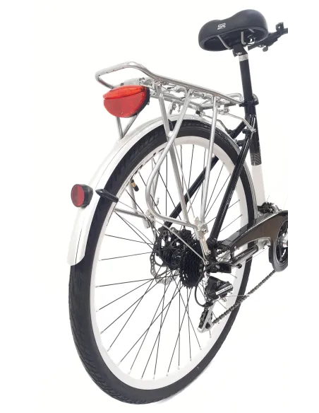 Rower Trekkingowy 28 Aluminium Damski Acera Cyngle Tarcze Bagażnik Światła