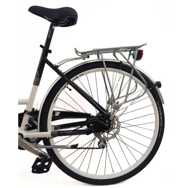 Rower Trekkingowy 28 Aluminium Damski Acera Cyngle Tarcze Bagażnik Światła