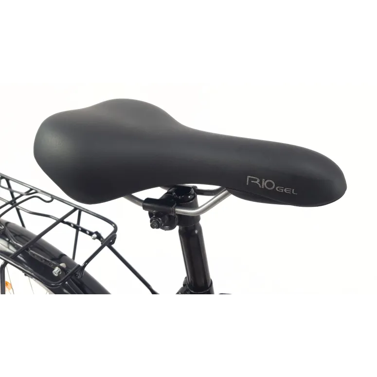 Rower Miejski 28 Stal Męski Kontra Błotniki Bagażnik Blokada Światła Stopka