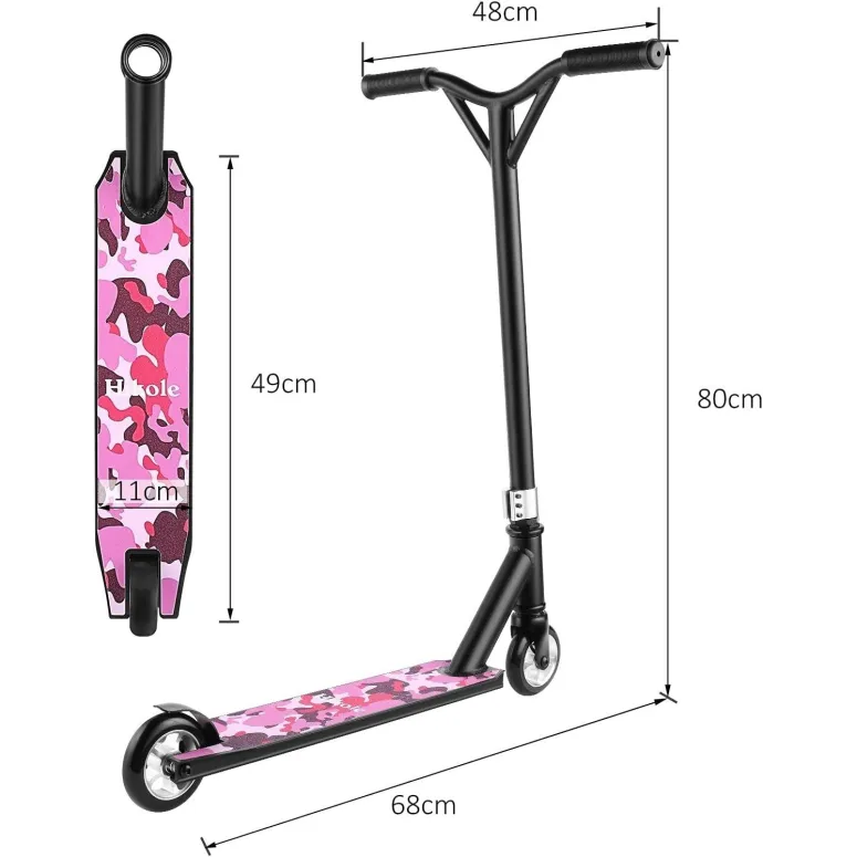 Hulajnoga Hikole TJ03 Freestyle Stunt Wyczynowa Regulowana Do 100 kg ABEC-7