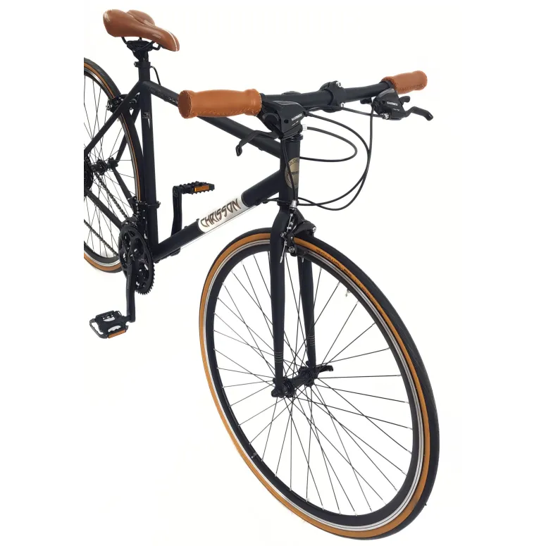 Rower Szosowy Męski 28 Stalowy Klamkomanetki U-Brake Kolarzówka Wyścigowy