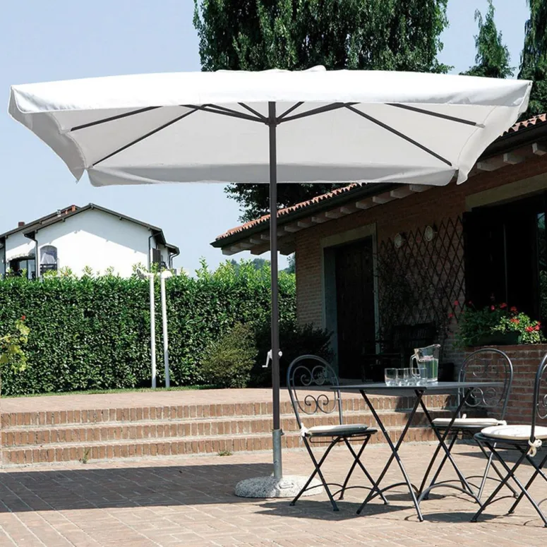 Parasol Ogrodowy Składany Stalowy Duży Z Korbą Przeciwsłoneczny 300 cm