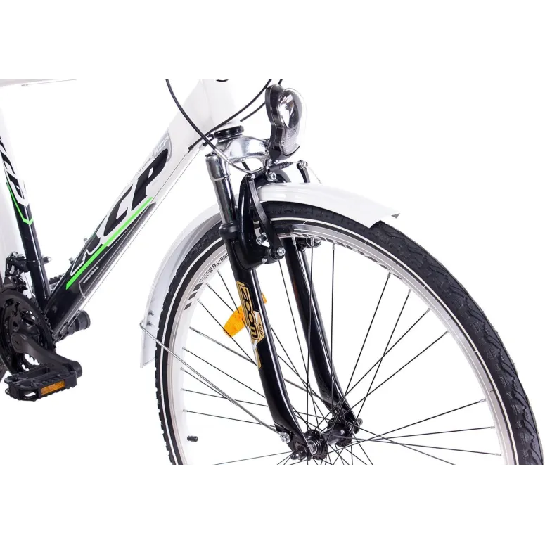 Rower Trekkingowy 26 Męski Uniwersalny Bagażnik Światła Dynamo Błotniki