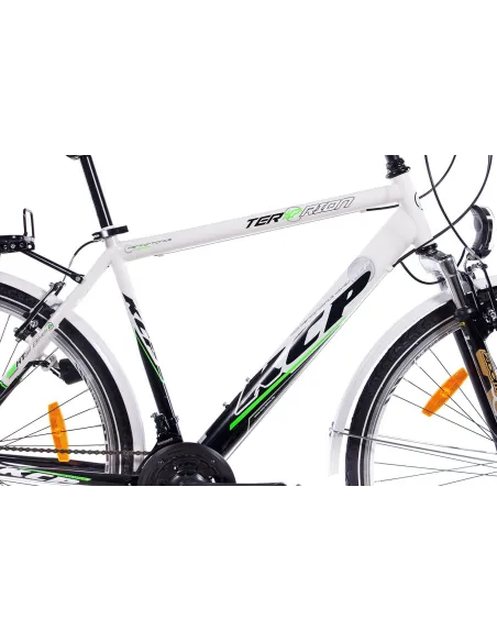 Rower Trekkingowy 26 Męski Uniwersalny Bagażnik Światła Dynamo Błotniki