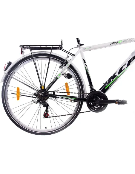 Rower Trekkingowy 26 Męski Uniwersalny Bagażnik Światła Dynamo Błotniki