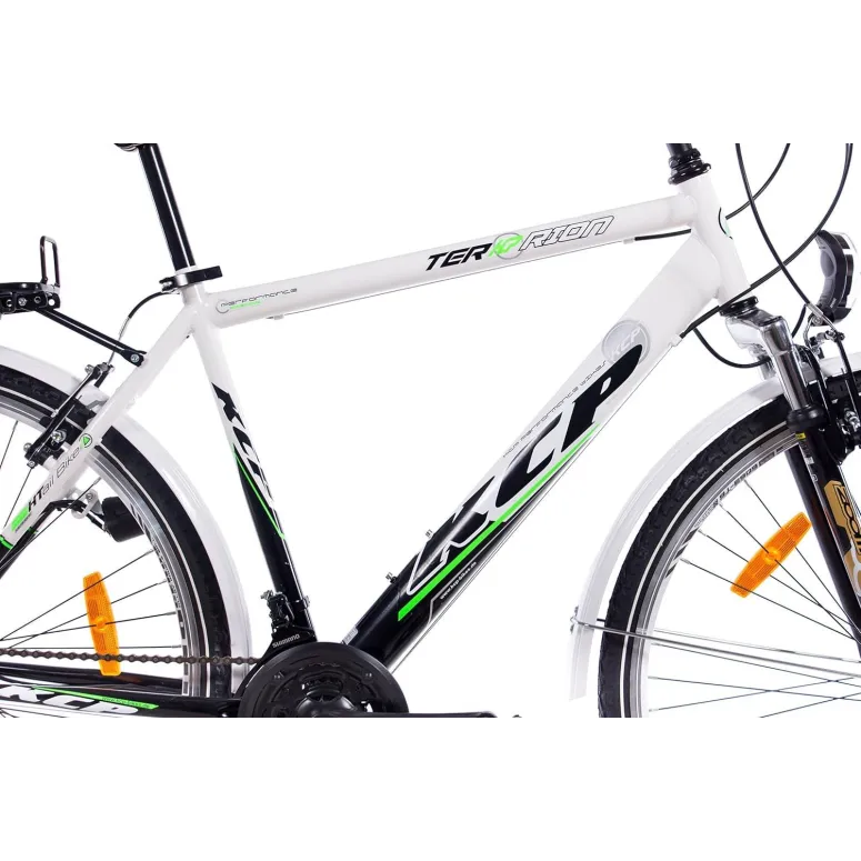 Rower Trekkingowy 26 Męski Bagażnik Światła Błotniki Dynamo Uniwersalny