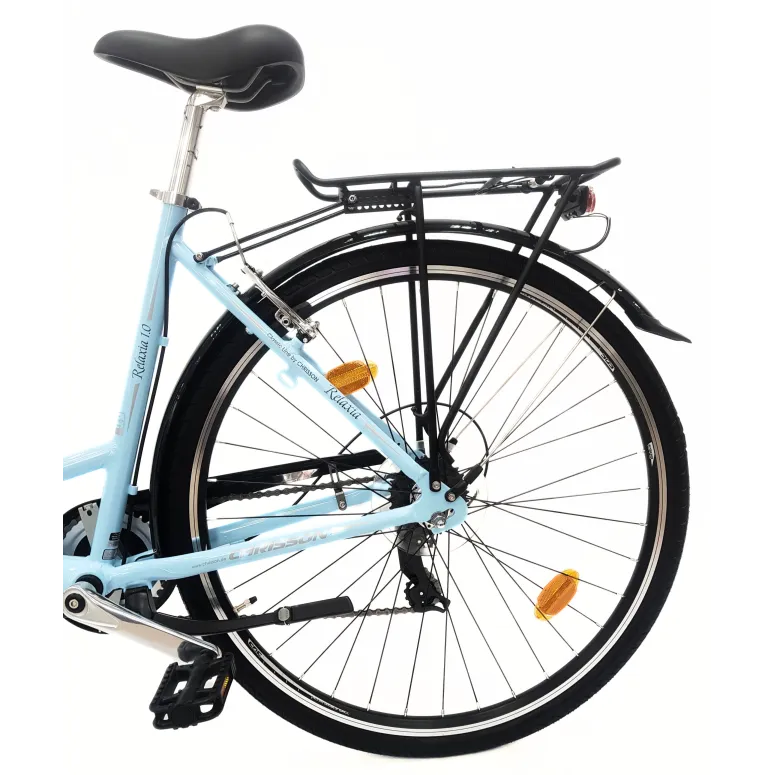Rower Miejski Damski 28 Aluminium Revoshift Światła Bagażnik Stopka Dynamo