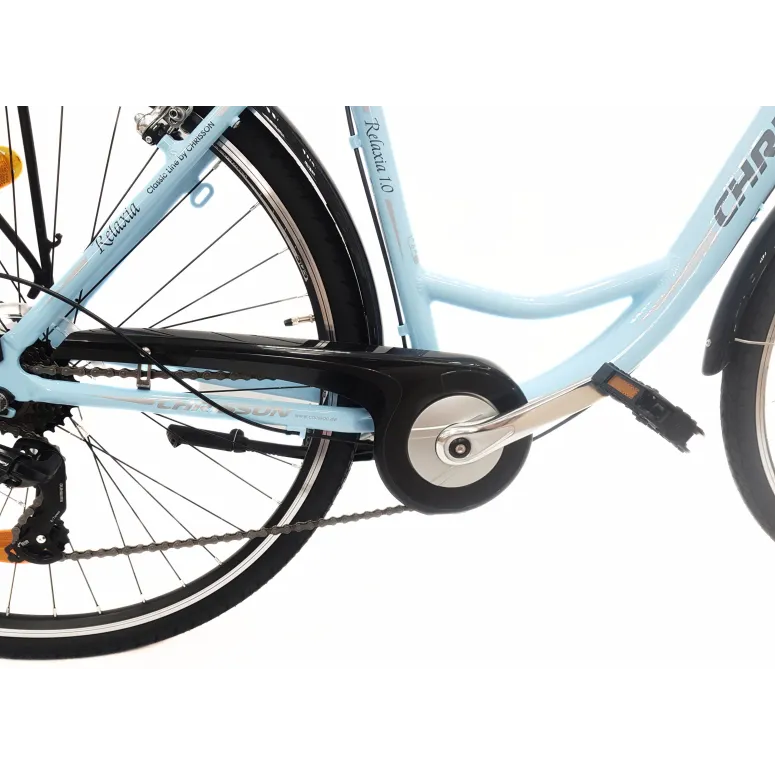 Rower Miejski Damski 28 Aluminium Revoshift Światła Bagażnik Stopka Dynamo