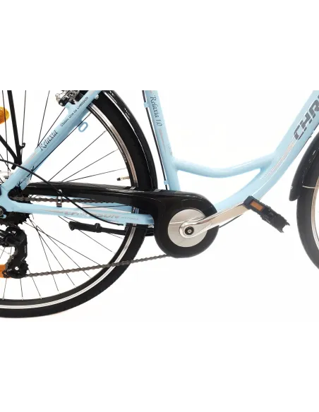 Rower Miejski Damski 28 Aluminium Revoshift Światła Bagażnik Stopka Dynamo