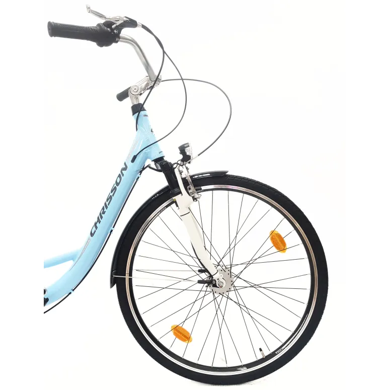 Rower Miejski Damski 28 Aluminium Revoshift Światła Bagażnik Stopka Dynamo