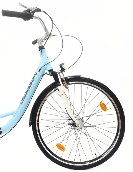 Rower Miejski Damski 28 Aluminium Revoshift Światła Bagażnik Stopka Dynamo