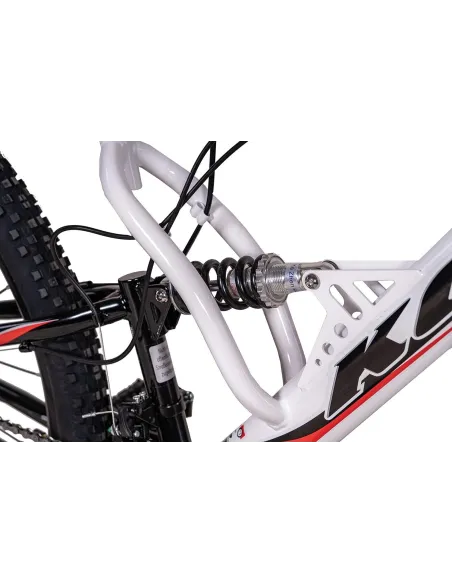 Rower Górski 27,5 MTB Stal Góral Cyngle Pełna Amortyzacja Stopka Tarcze