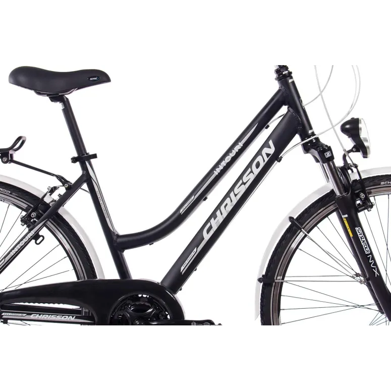 Rower Trekkingowy Damski 28 Alu Cyngle Acera Amortyzacja Bagażnik Światła