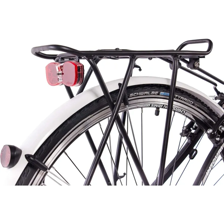 Rower Trekkingowy Damski 28 Alu Cyngle Acera Amortyzacja Bagażnik Światła