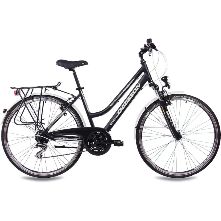 Rower Trekkingowy Damski 28 Alu Cyngle Acera Amortyzacja Bagażnik Światła