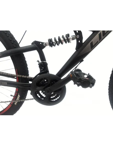 Rower Górski 29 Męski Damski MTB Dzwonek Pełna Amortyzacja Odblaski Stopka