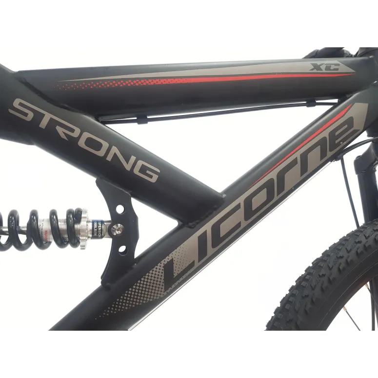 Rower Górski 29 Męski Damski MTB Dzwonek Pełna Amortyzacja Odblaski Stopka