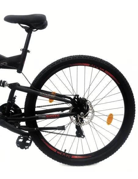 Rower Górski 29 Męski Damski MTB Dzwonek Pełna Amortyzacja Odblaski Stopka