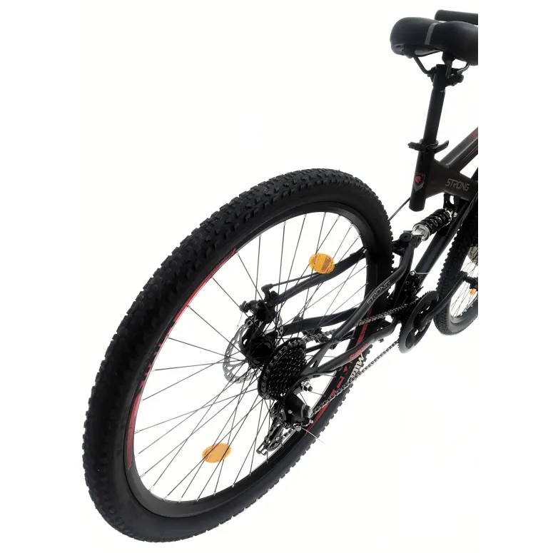 Rower Górski 29 Męski Damski MTB Dzwonek Pełna Amortyzacja Odblaski Stopka