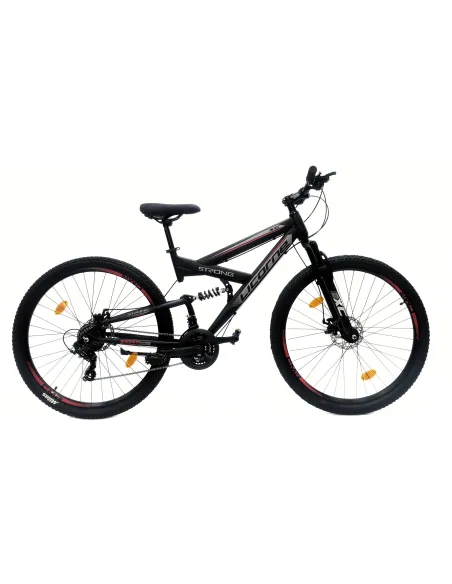 Rower Górski 29 Męski Damski MTB Dzwonek Pełna Amortyzacja Odblaski Stopka