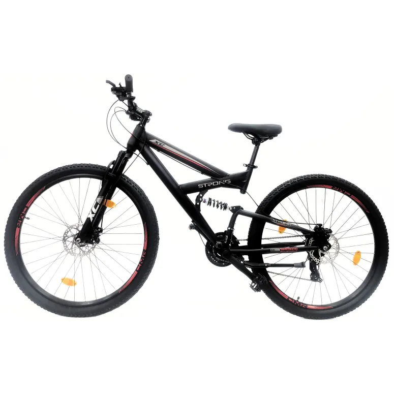 Rower Górski 29 Męski Damski MTB Dzwonek Pełna Amortyzacja Odblaski Stopka