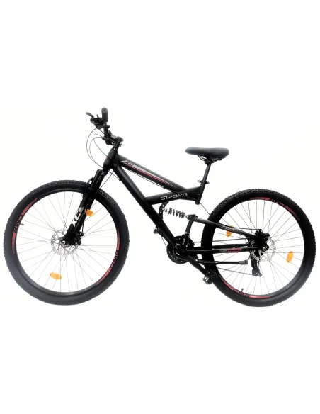 Rower Górski 29 Męski Damski MTB Dzwonek Pełna Amortyzacja Odblaski Stopka