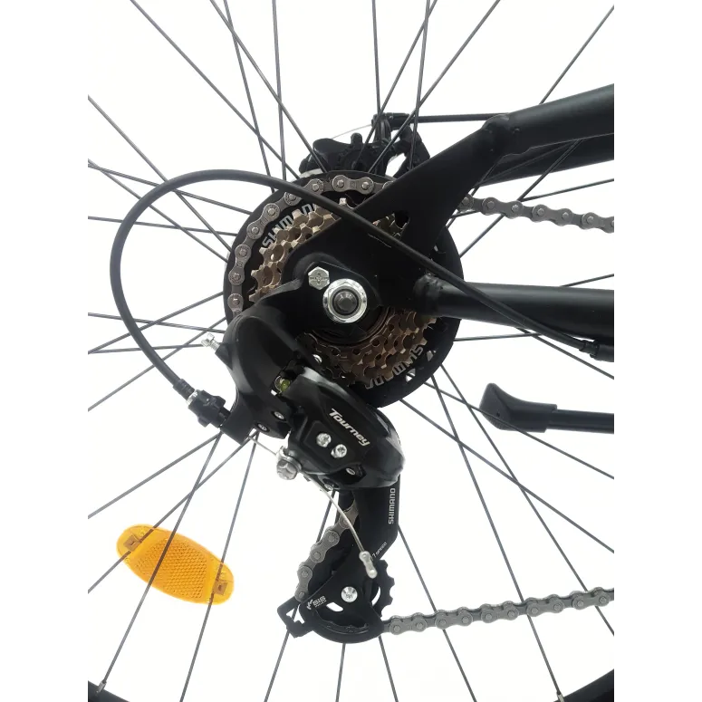 Rower Górski 29 Męski Damski MTB Dzwonek Pełna Amortyzacja Odblaski Stopka