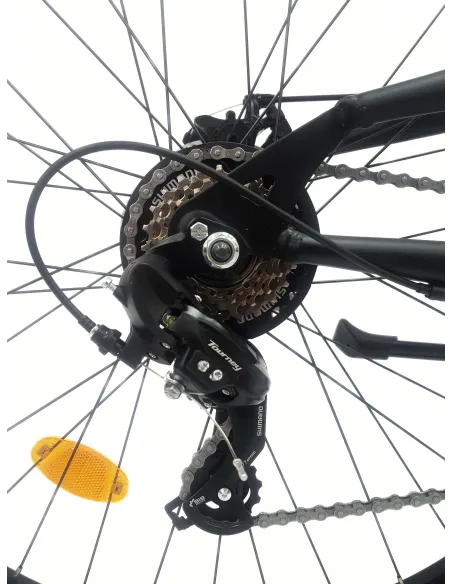 Rower Górski 29 Męski Damski MTB Dzwonek Pełna Amortyzacja Odblaski Stopka