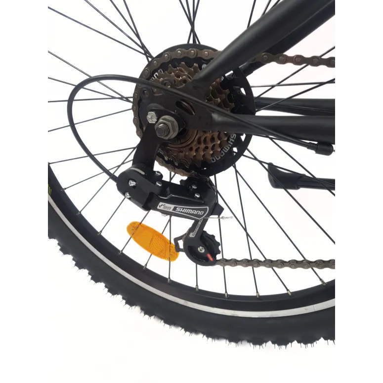 Rower Dziecięcy 24 Górski MTB Amortyzacja Dzwonek Światła Sakwa Błotniki