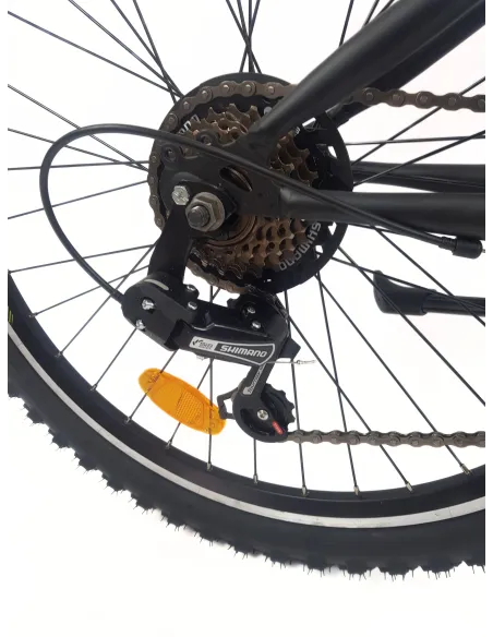 Rower Dziecięcy 24 Górski MTB Amortyzacja Dzwonek Światła Sakwa Błotniki