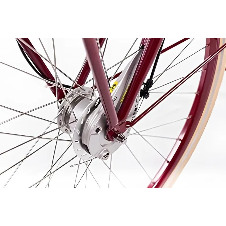 Rower Miejski 28 Męski Alu Retro Vintage Bagażnik Nexus 3 Dynamo Światła